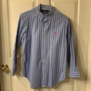 Polos Men’s blue stripe dress shirt